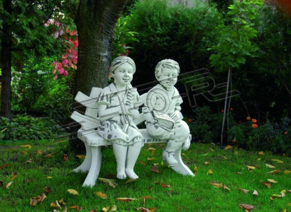 Girl Sitting Figure Statue Figures Sculpture Decorative Statues Garden
